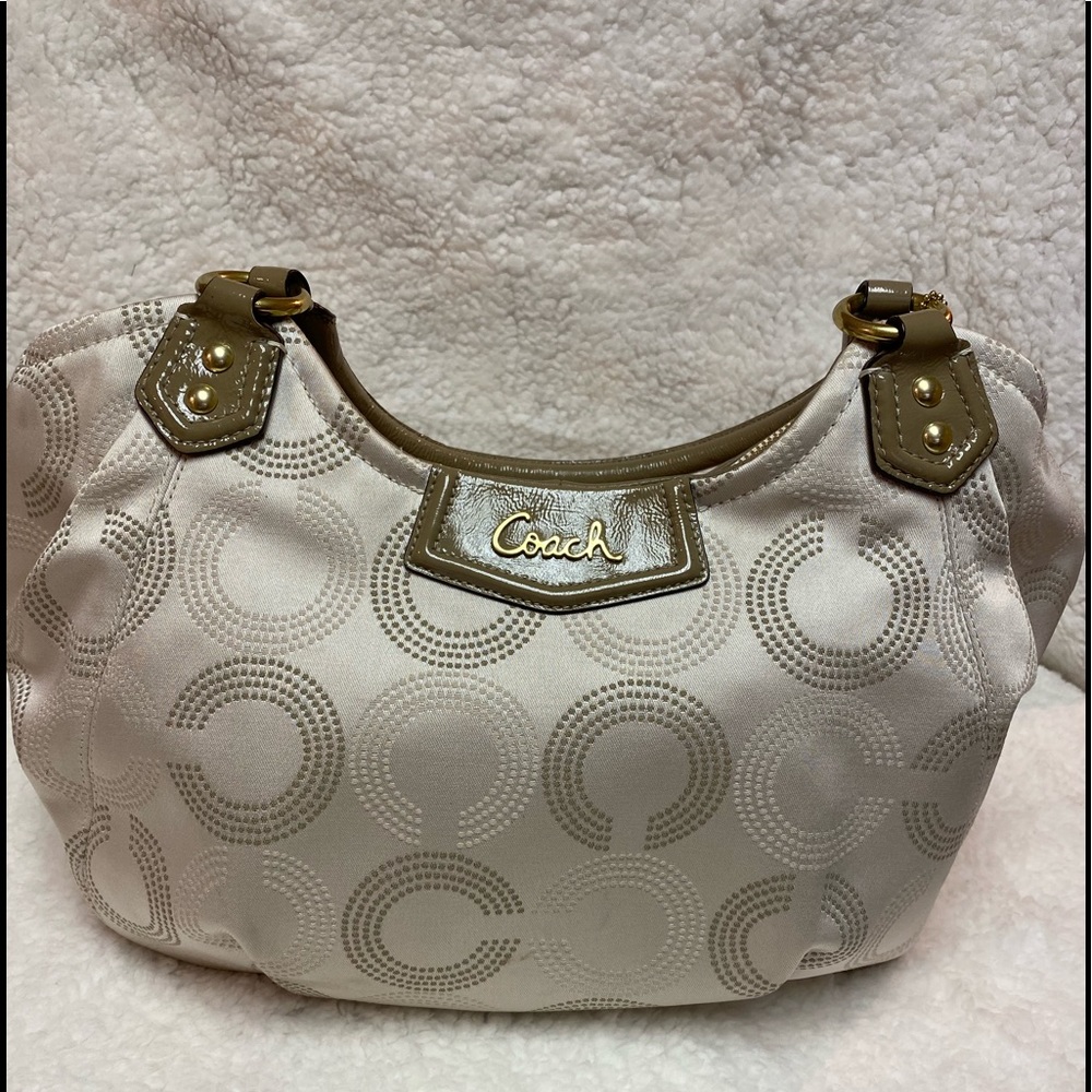 Coach C printed handbag